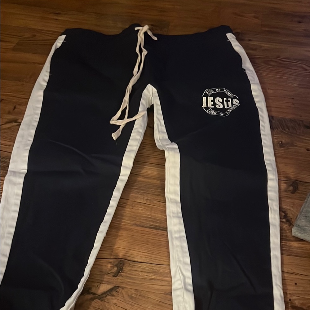 Black and White Joggers